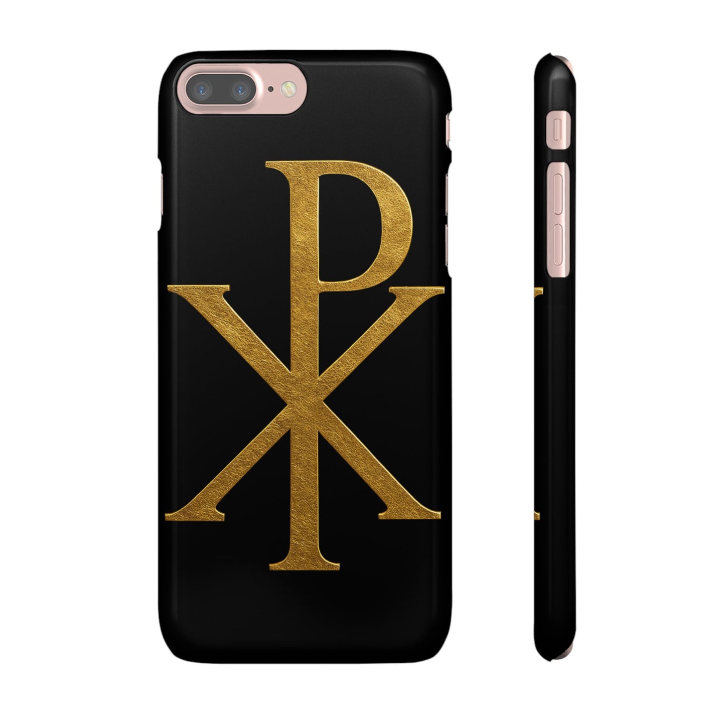Black Chi Rho Snap Case for iPhone – The Way, Truth & Life