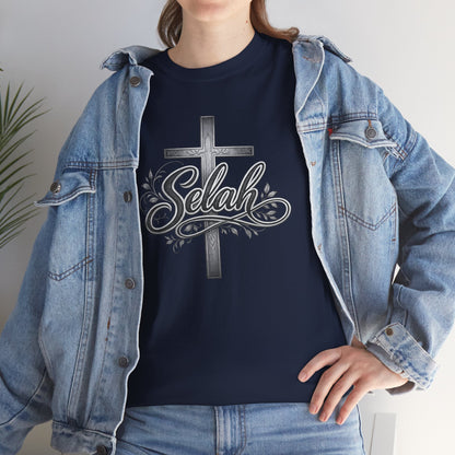 Selah Cross Tee — Men's Christian T‑Shirt