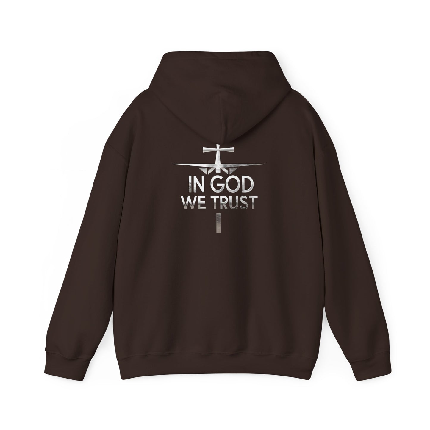In God We Trust (silver) | Men’s Christian Hoodie