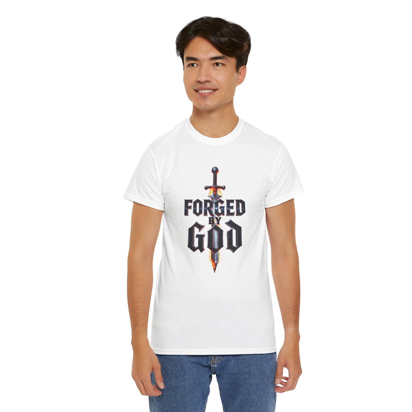 Forged by God Men’s Christian T-Shirt