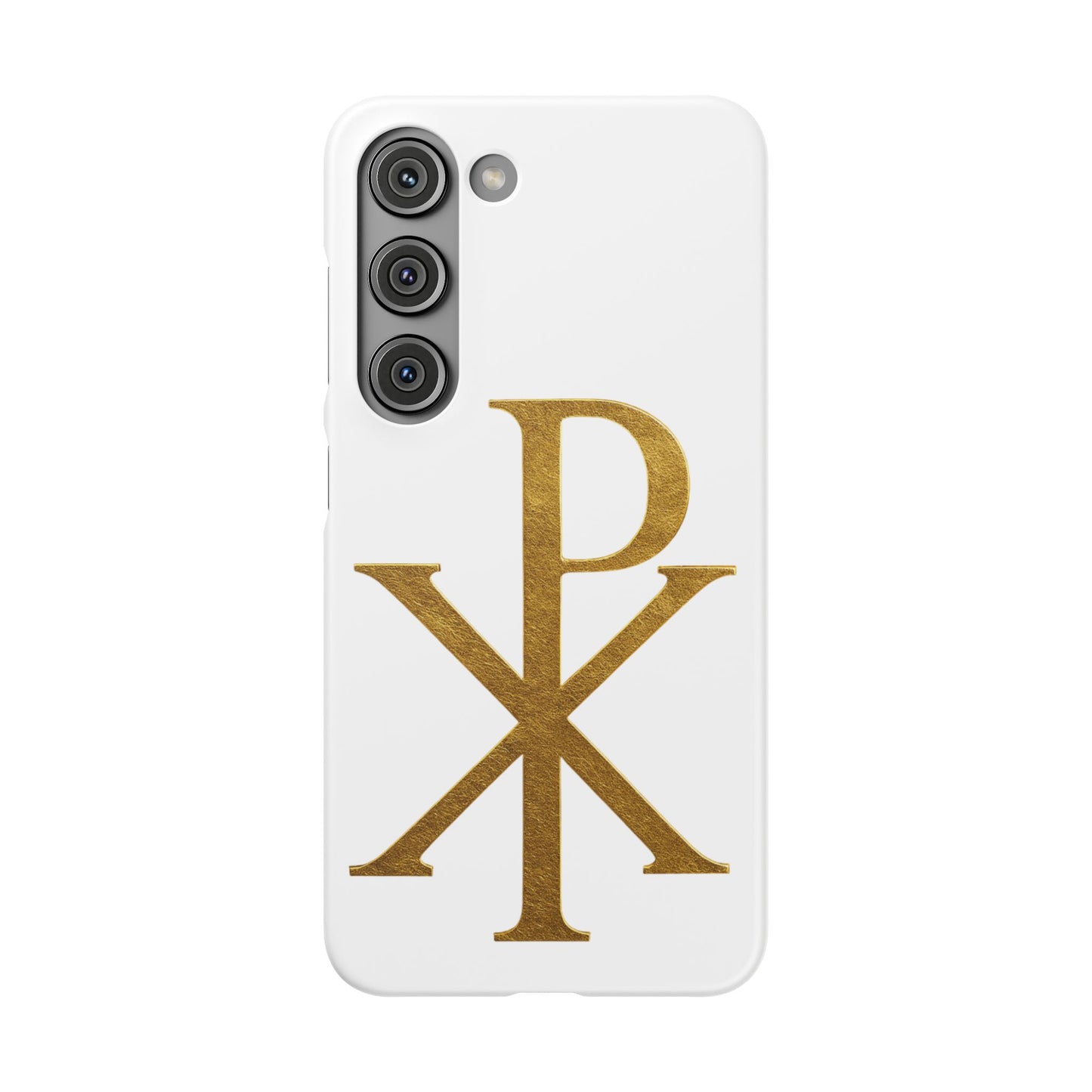 White Chi Rho Snap Case for Samsung – Guiding Light