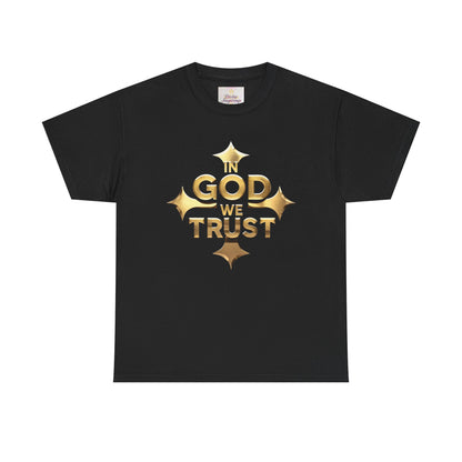 In God We Trust (Gold)- Woman's Christian T-Shirt