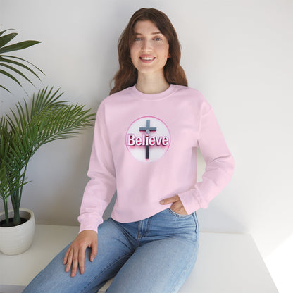 Believe | Women’s Christian Sweatshirt with John 11:40