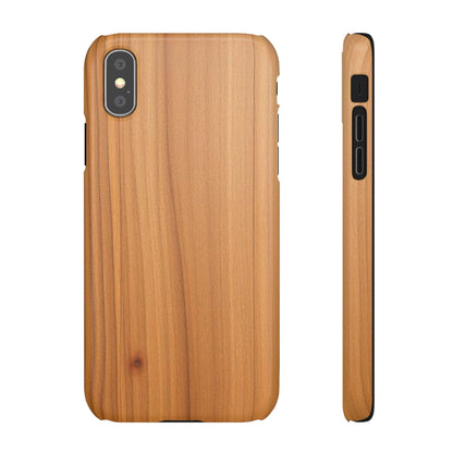 Natural Wood Grain iPhone Snap Case