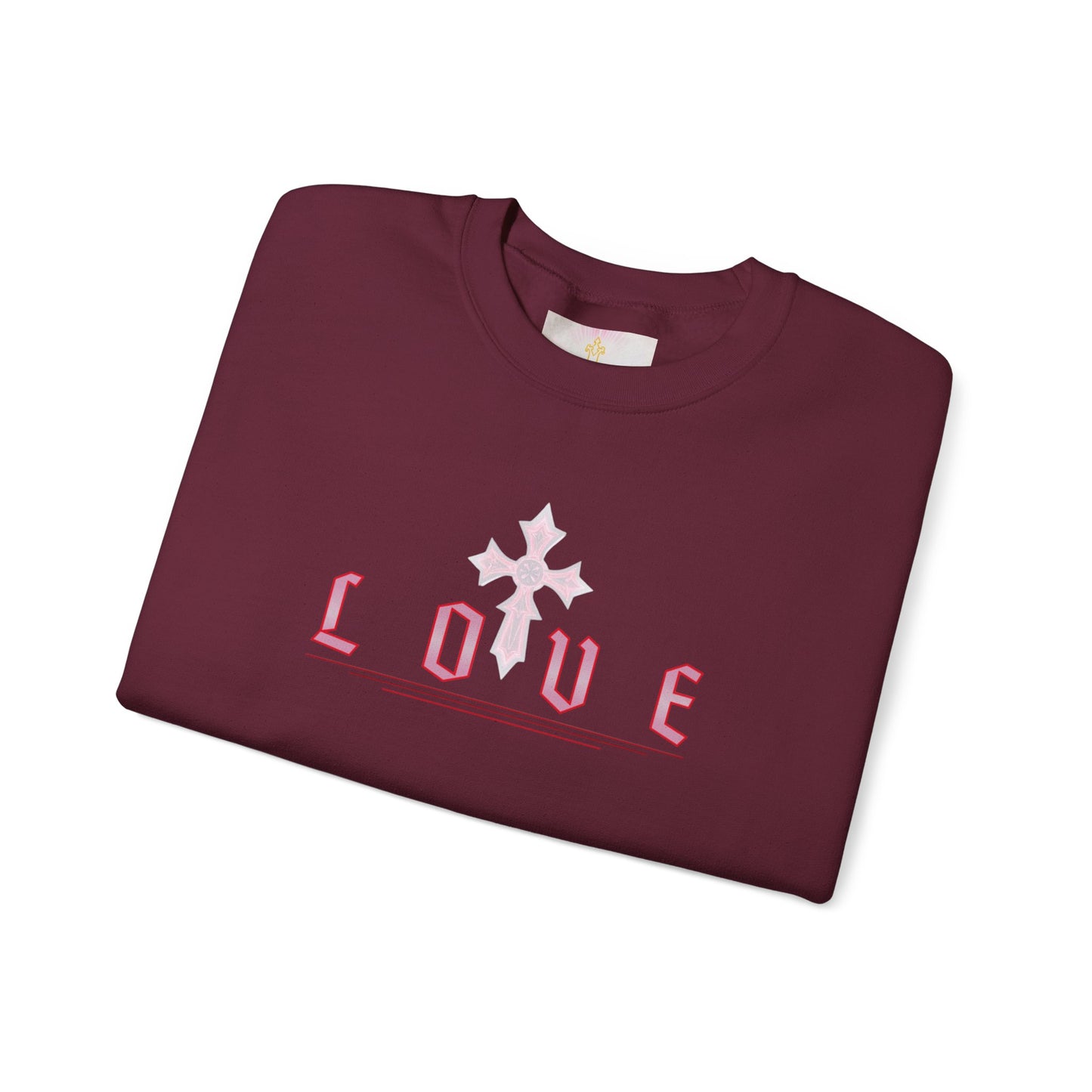 Fearless Love Men’s Sweater – Courage in Faith