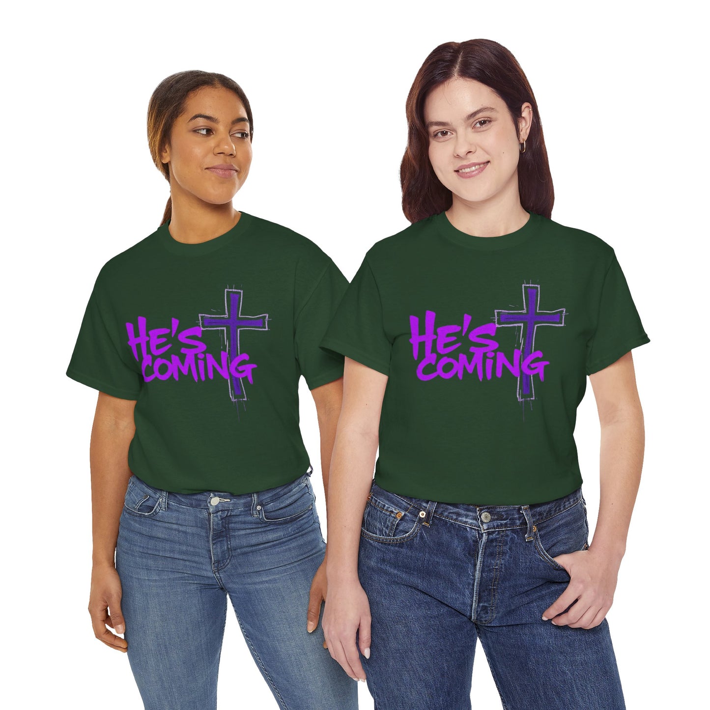 He’s Coming - Bold Christian T-Shirt