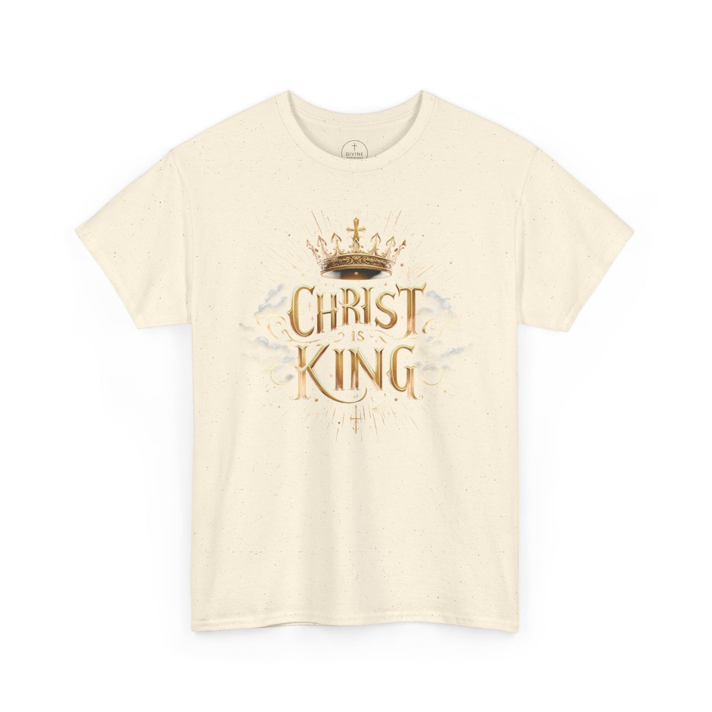 Christ is King Crowned - Men's Christian T-Shirt