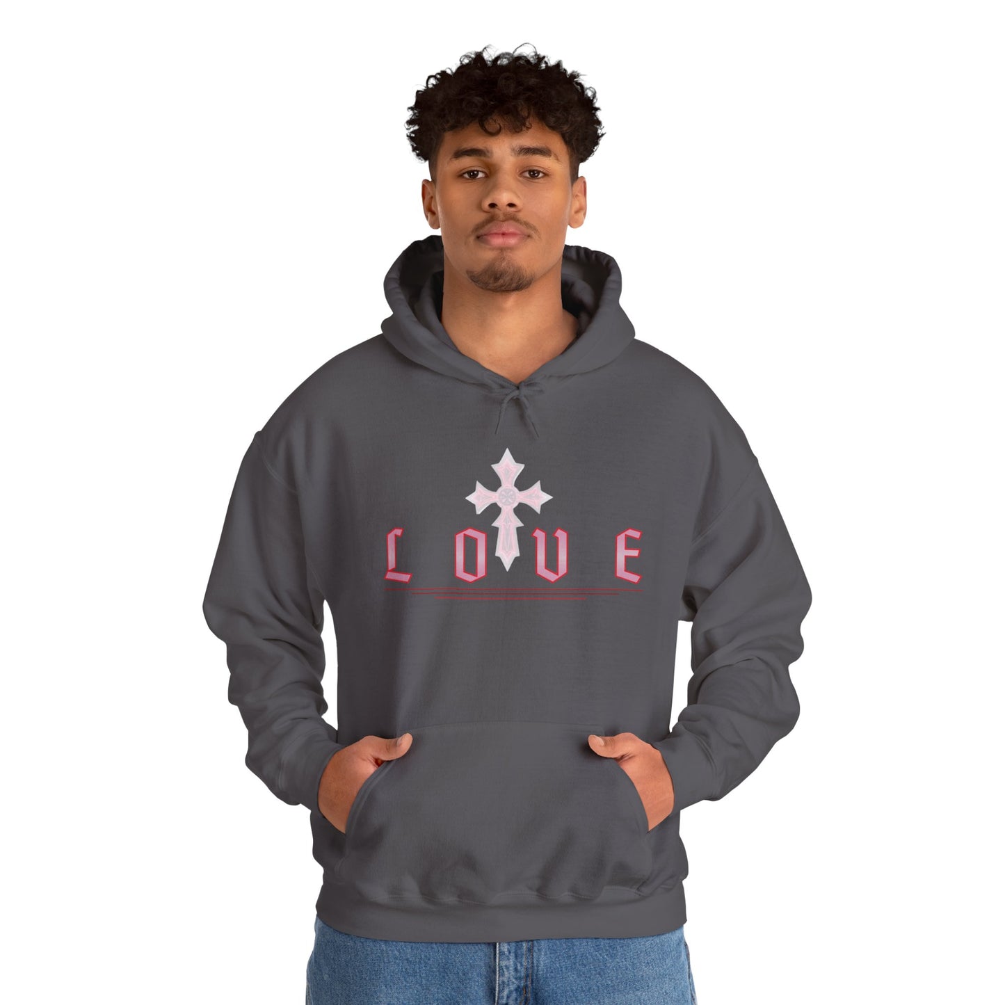 Fearless Love Men’s Hoodie – Stand Strong in Faith