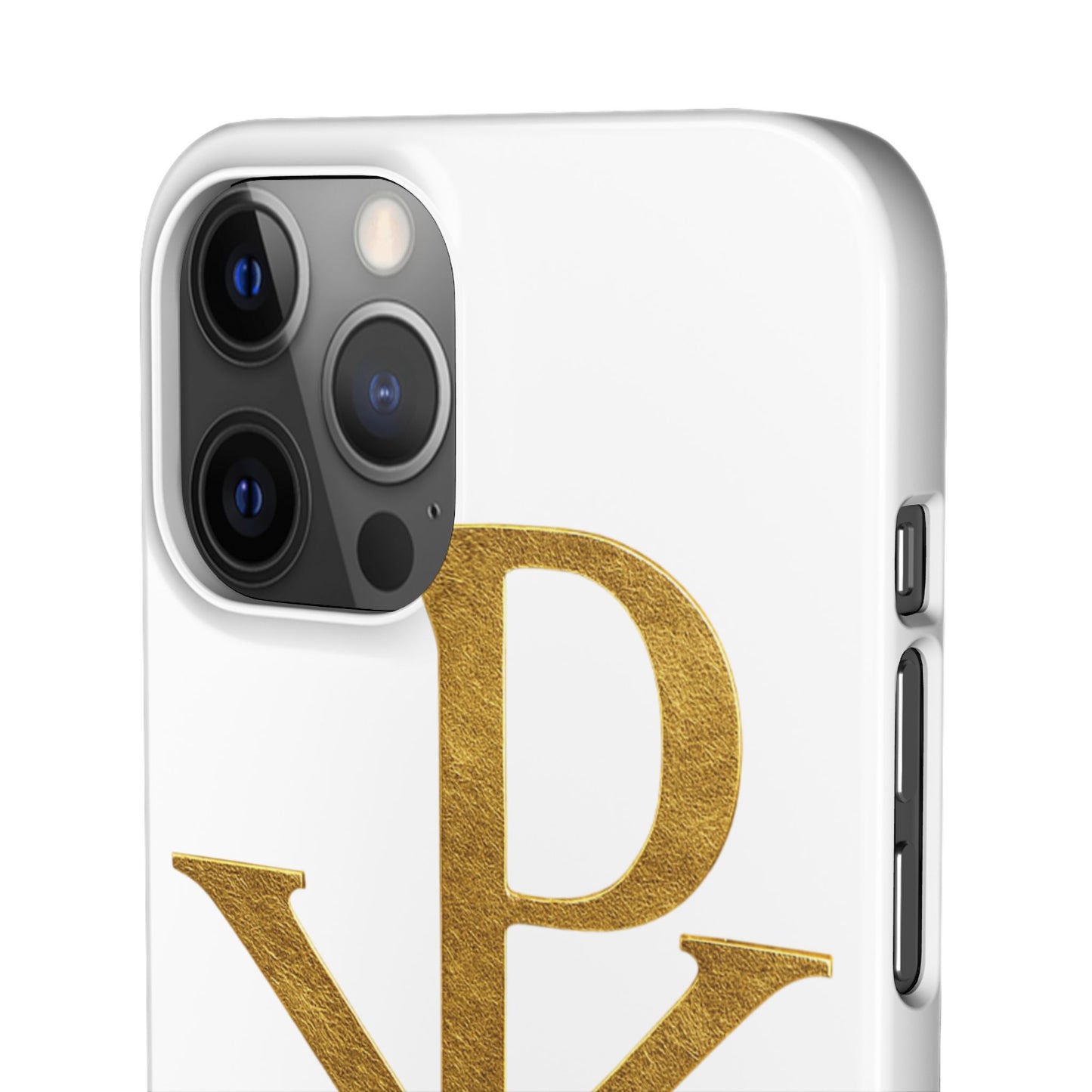 White Chi Rho Snap Case for iPhone – The Way, Truth & Life