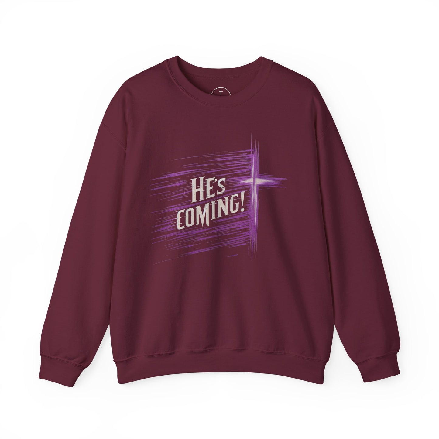 He's Coming – Men’s Christian Crewneck Sweater