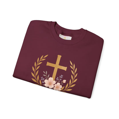 Crowned in Grace – Women’s Christian Sweatshirt