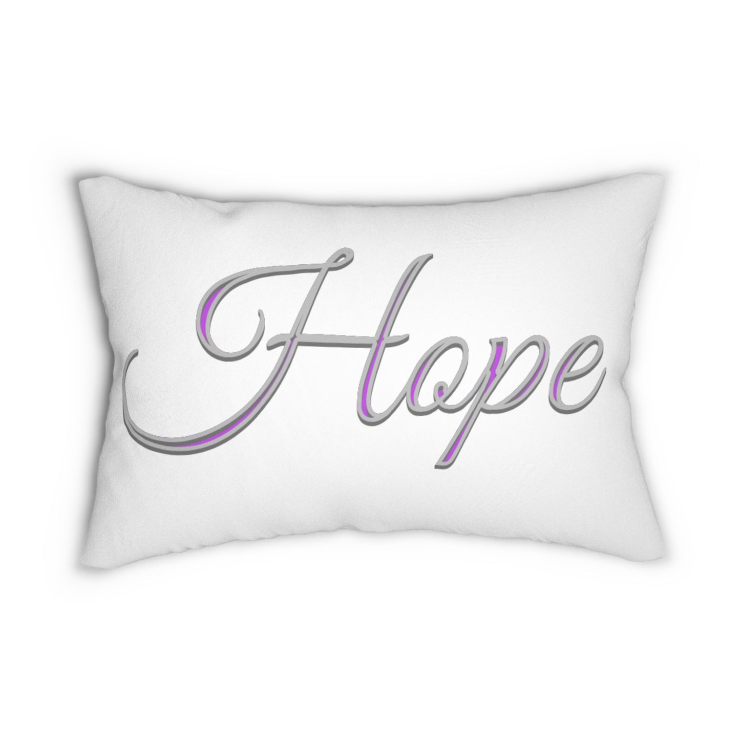 Hope Lumbar Pillow – Inspirational Comfort for Home