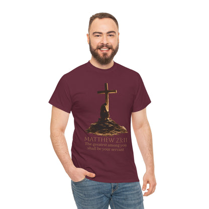 Humble Servant - Men's Christian T-Shirt (Front Design)
