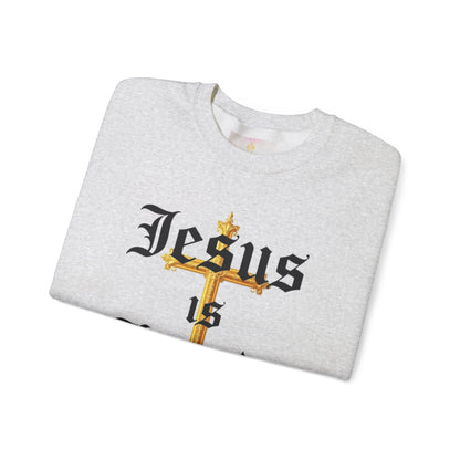 Women’s “Jesus is Lord” Christian Sweatshirt – Faith Statement Pullover