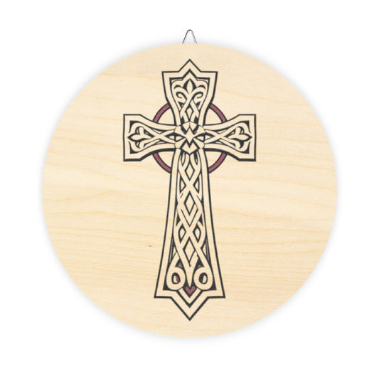 Celtic Cross Wall Hanging — Heritage-Inspired Christian Décor