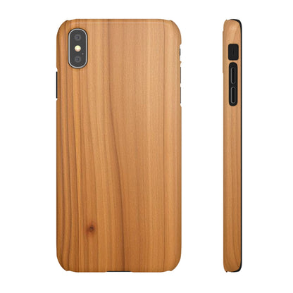 Natural Wood Grain iPhone Snap Case