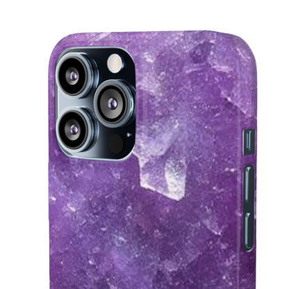 Amethyst Crystal Finish iPhone Snap Case