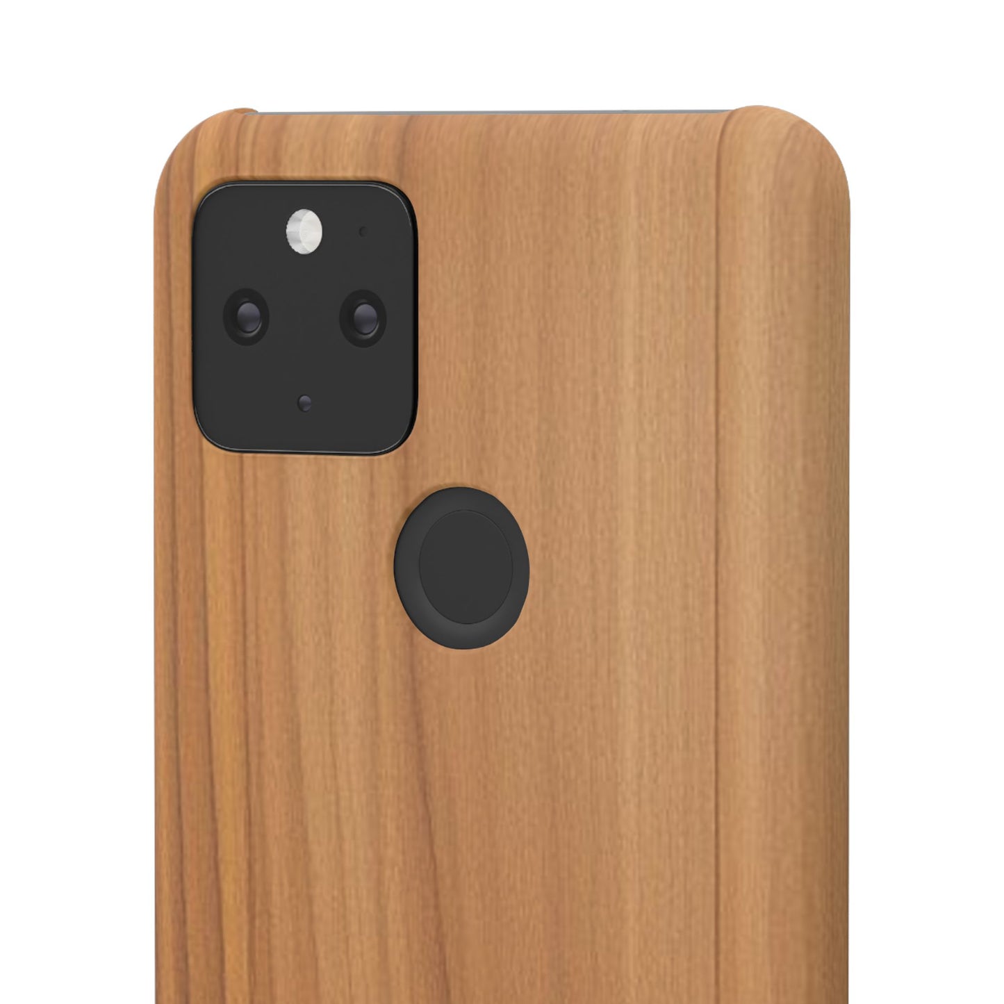 Natural Wood Grain Design Snap Case for Google Pixel 5
