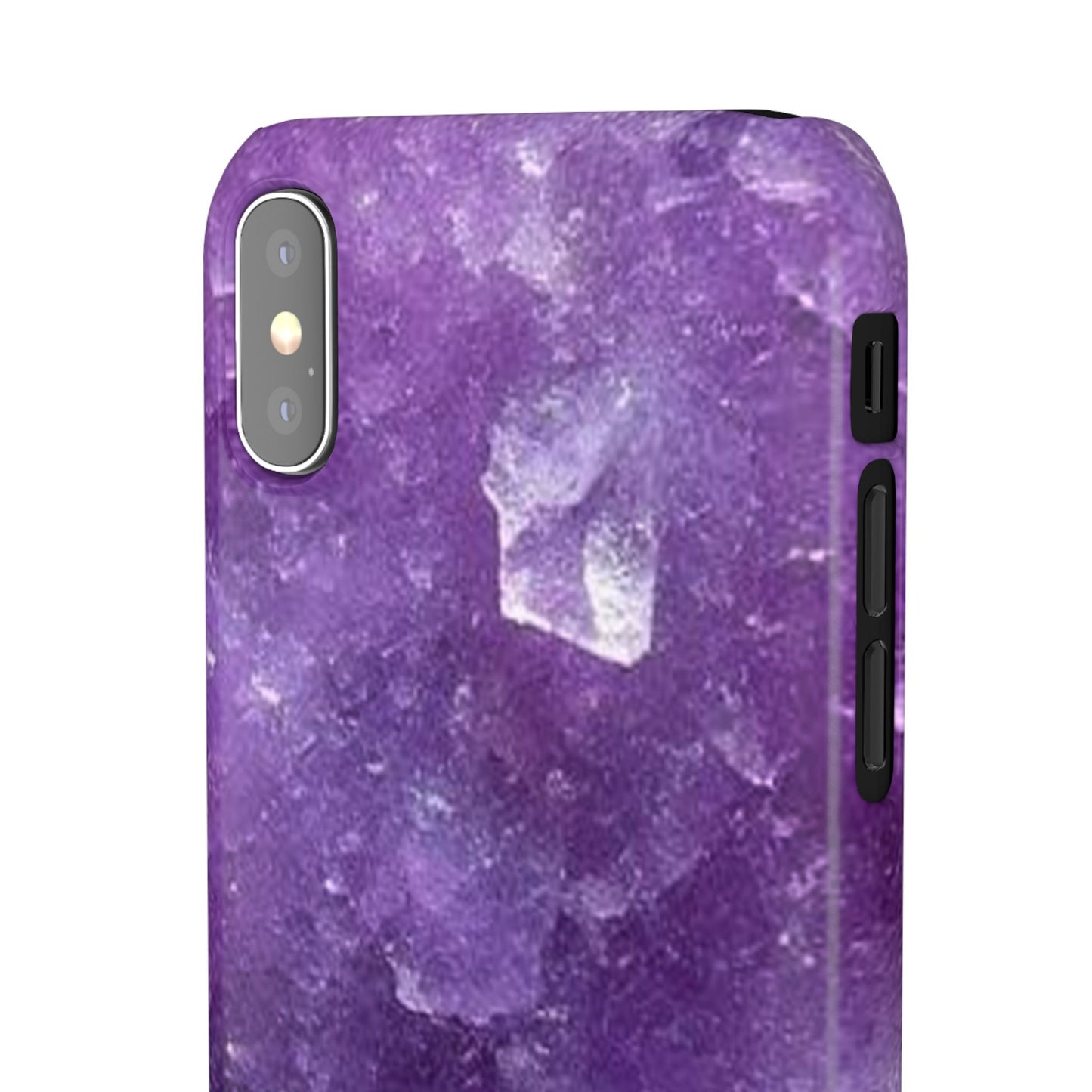 Amethyst Crystal Finish iPhone Snap Case