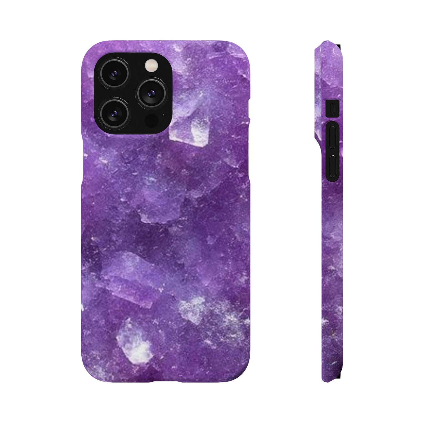 Amethyst Crystal Finish iPhone Snap Case