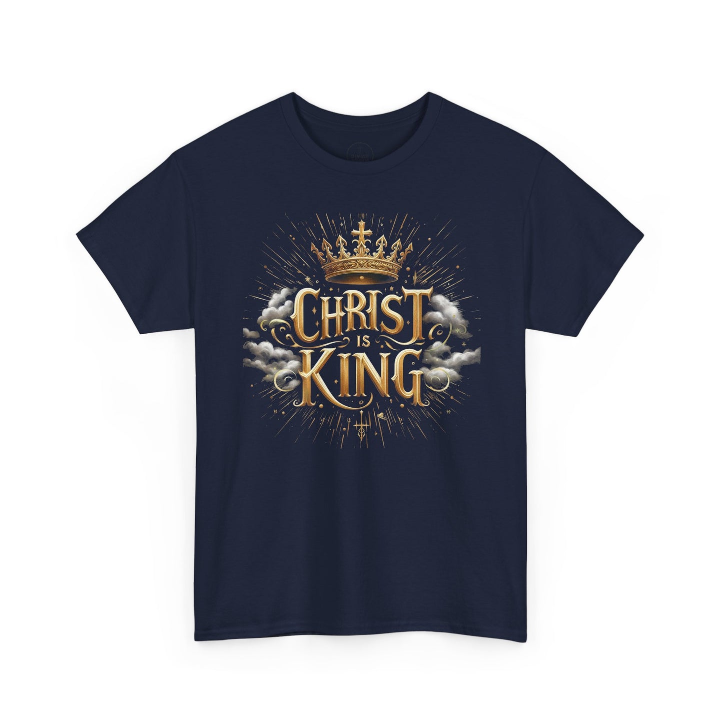 Christ is King Crowned - Men's Christian T-Shirt
