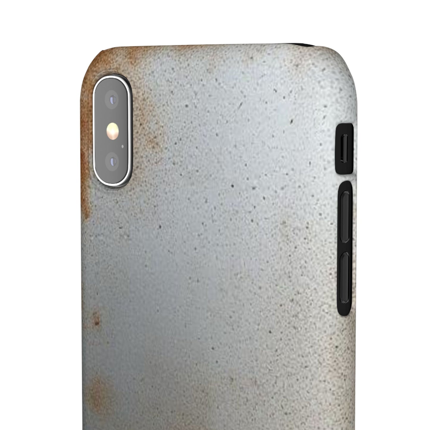 Old Steel Finish iPhone Snap Case