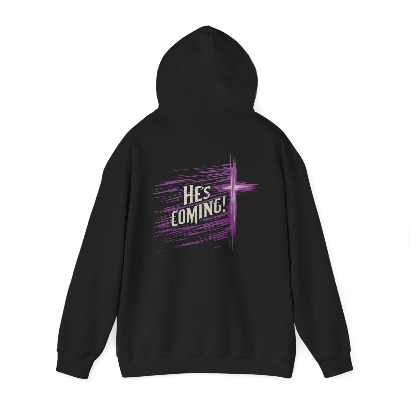 He's Coming – Women’s Christian Hoodie with Cross