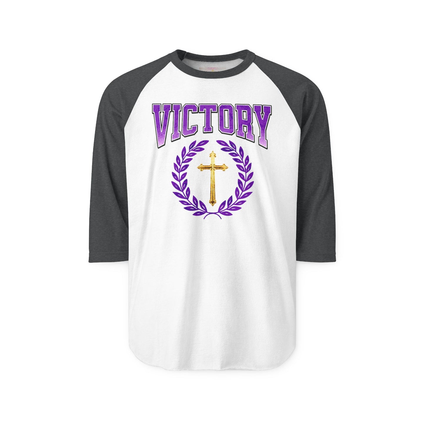 Rise & Conquer Men’s 3/4 Sleeve Tee – Victory