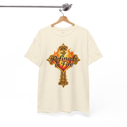 Refined in Fire — Men's Ornate Christian T-Shirt
