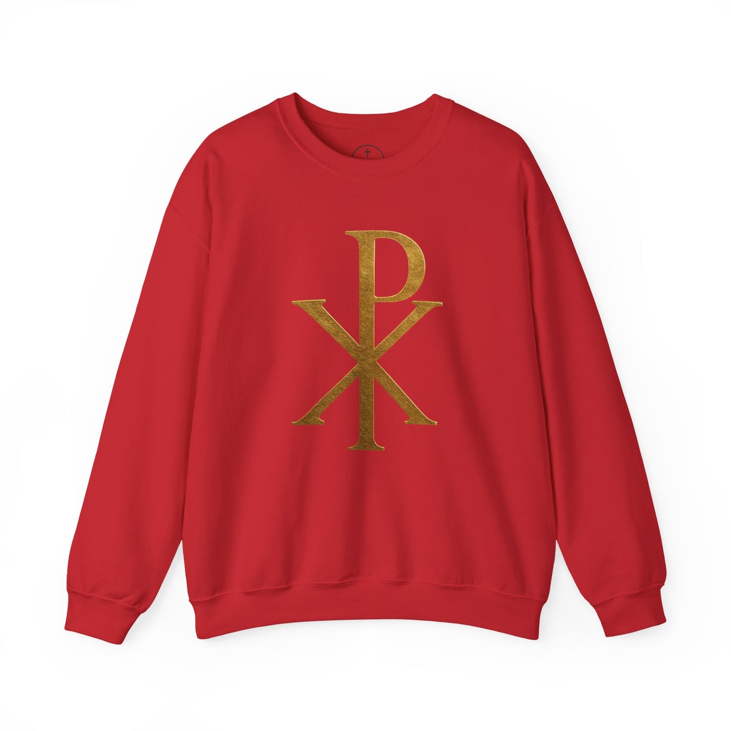 Chi Rho (Gold) - Men's Christian Sweatshirt
