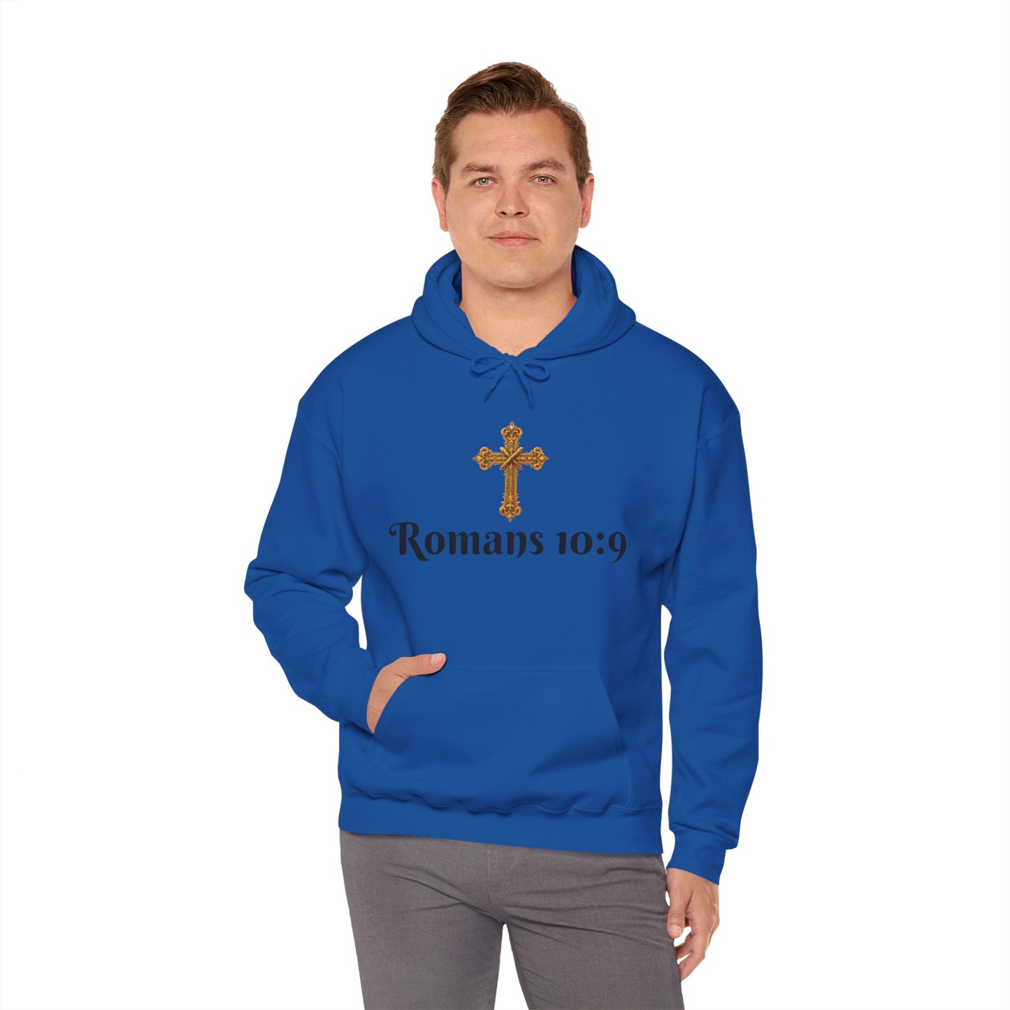 Jesus Is Lord Christian Hoodie – Men’s Bold Faith Streetwear (Dark Lettering)