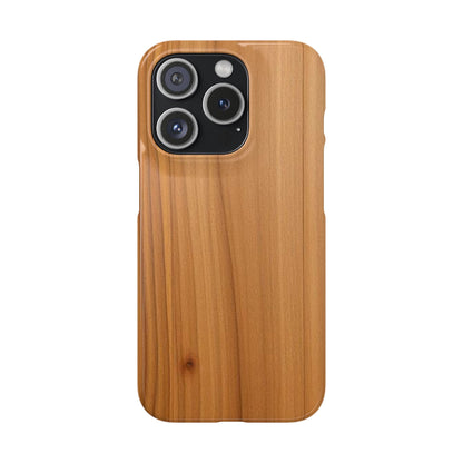 Natural Wood Grain iPhone Snap Case