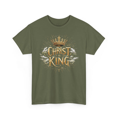 Christ is King Crowned - Men's Christian T-Shirt