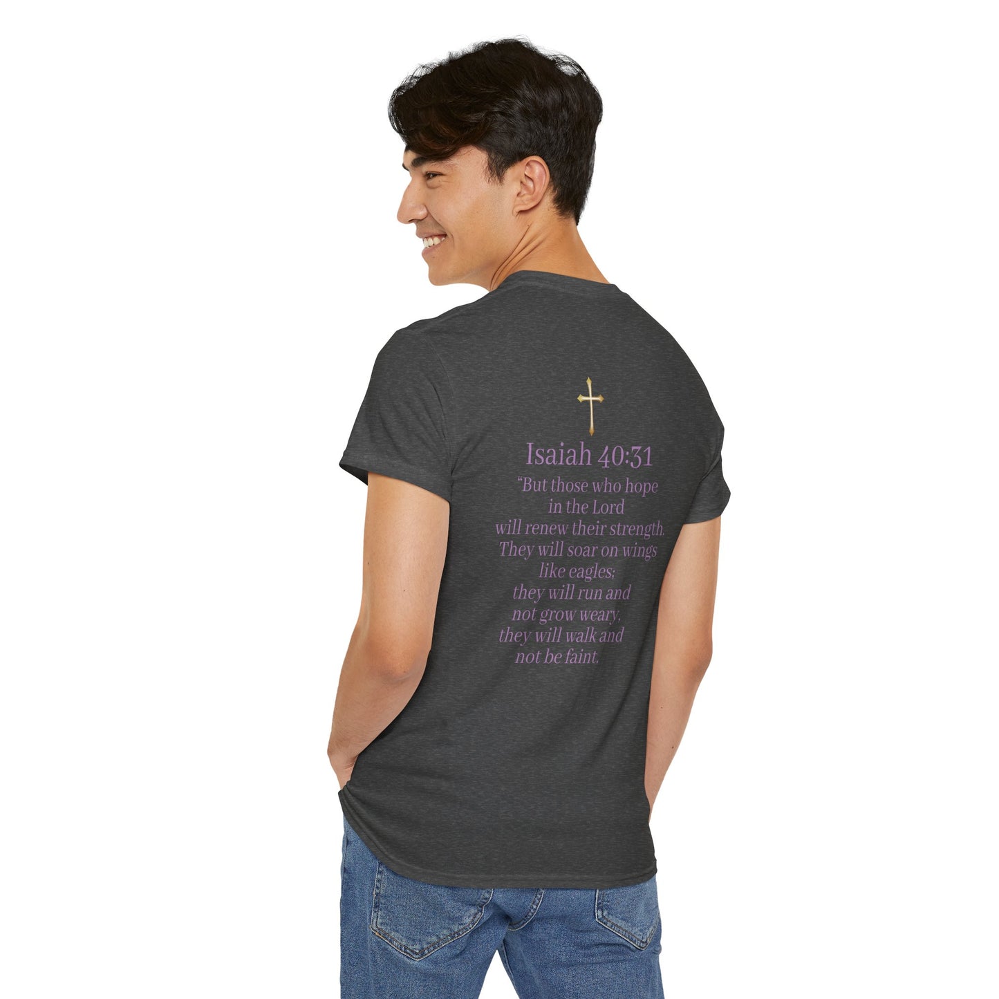 Men’s “Hope” Tee – Bold Scripture Design | Isaiah 40:31