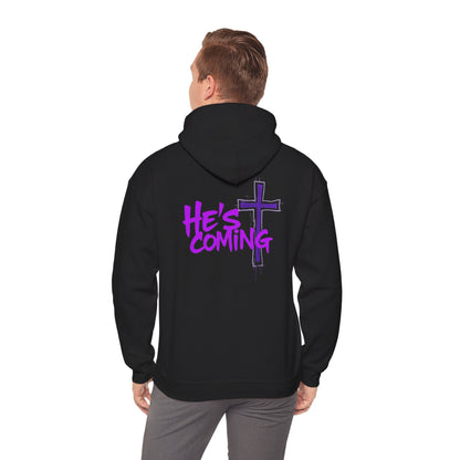He’s Coming Men’s Christian Streetwear Hoodie
