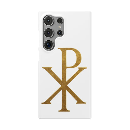 White Chi Rho Snap Case for Samsung – Guiding Light