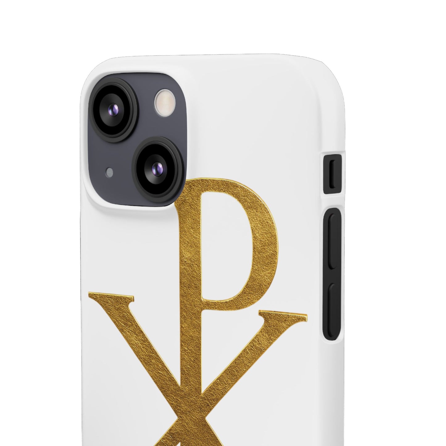White Chi Rho Snap Case for iPhone – The Way, Truth & Life
