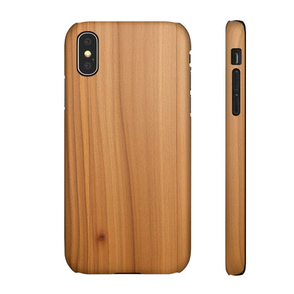 Natural Wood Grain iPhone Snap Case