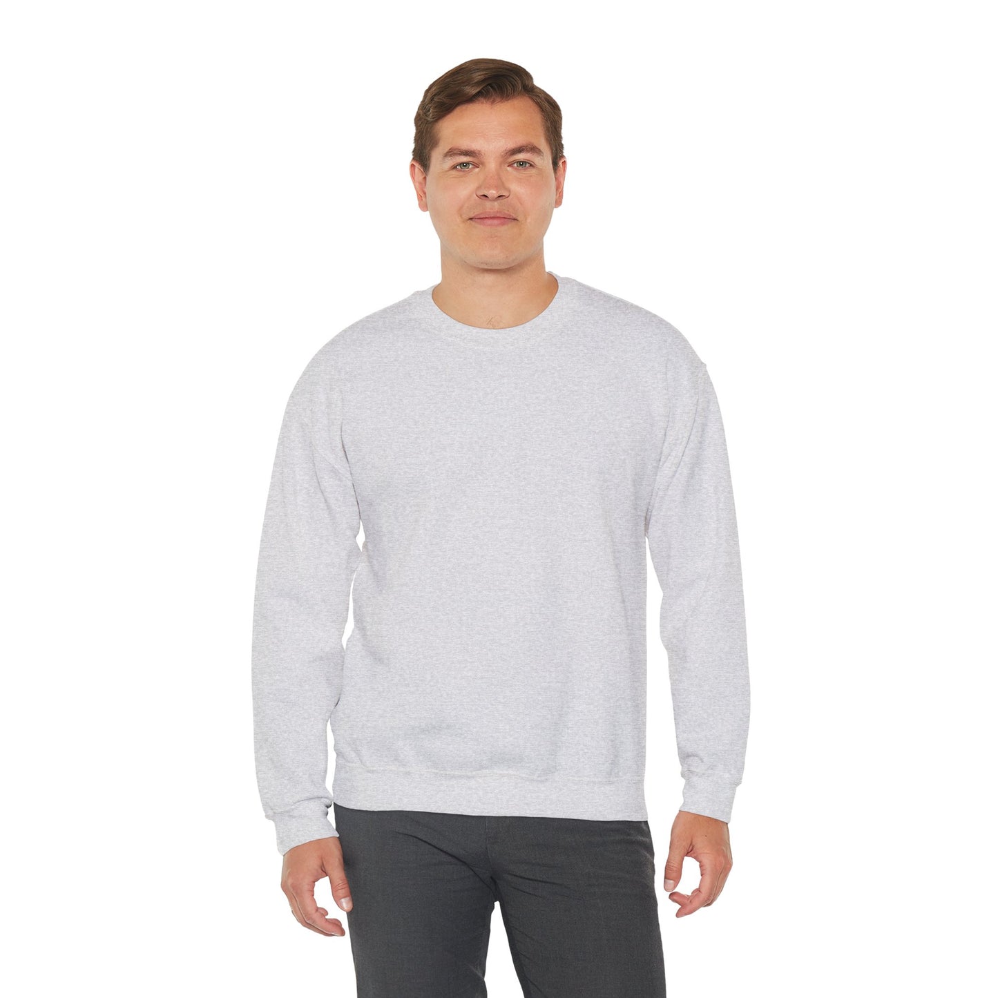 Steadfast Comfort – Men’s Classic Plain Sweatshirt