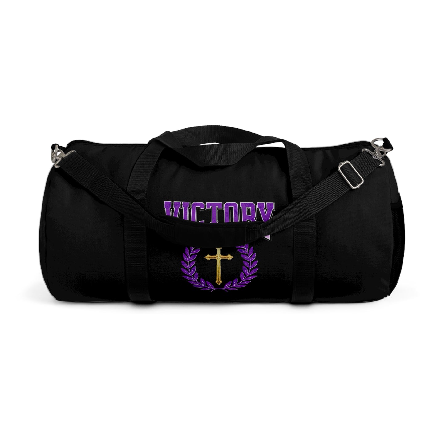 Victory in Every Step in Black – Duffel Bag