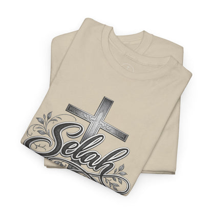 Selah Cross Tee — Men's Christian T‑Shirt