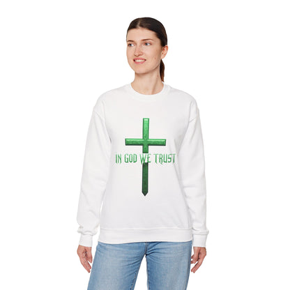 In God We Trust (Matrix)– Women’s Christian Sweatshirt