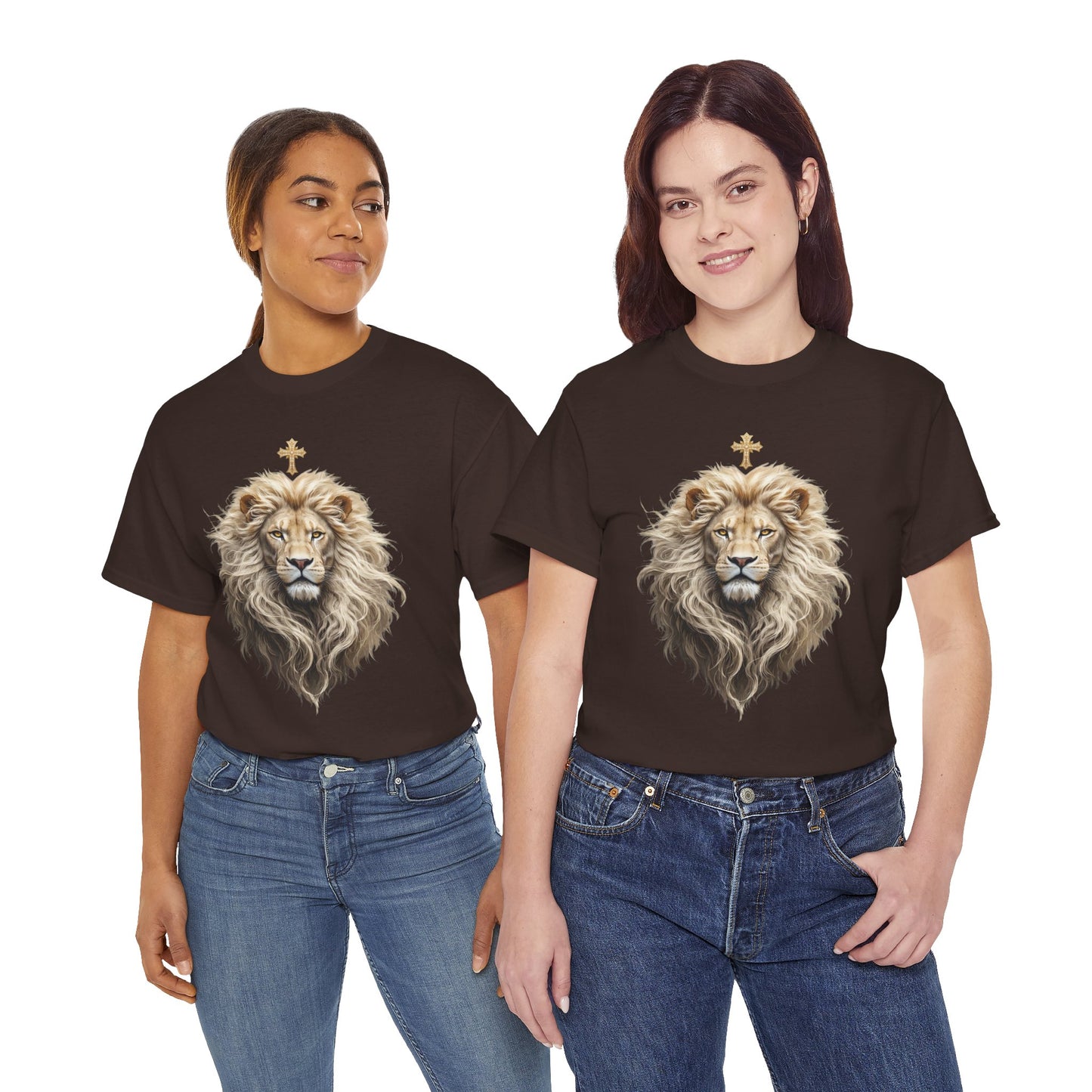 Christ the King (Lion of Judah) — Women's Christian T-Shirt