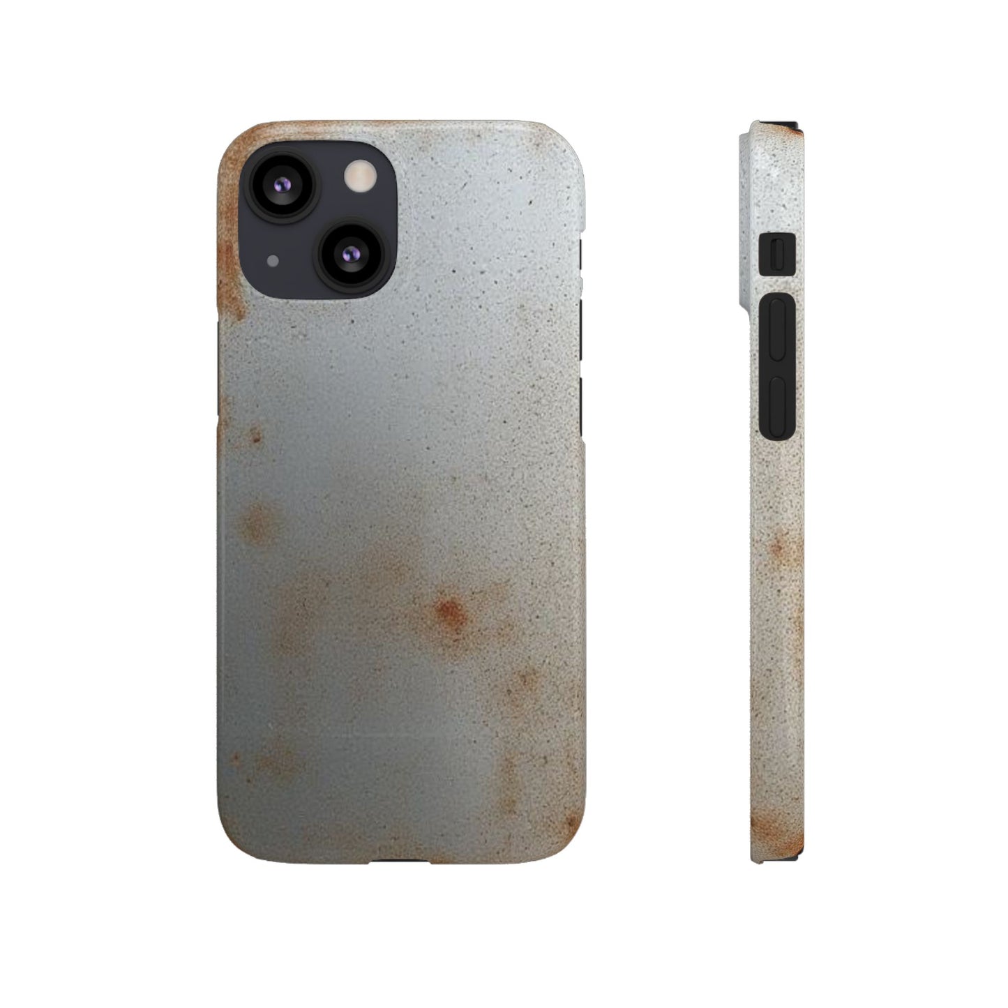 Old Steel Finish iPhone Snap Case