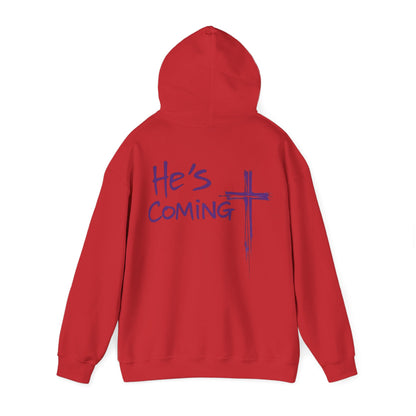 Awaiting Glory – "He's Coming" Women's Christian Hoodie
