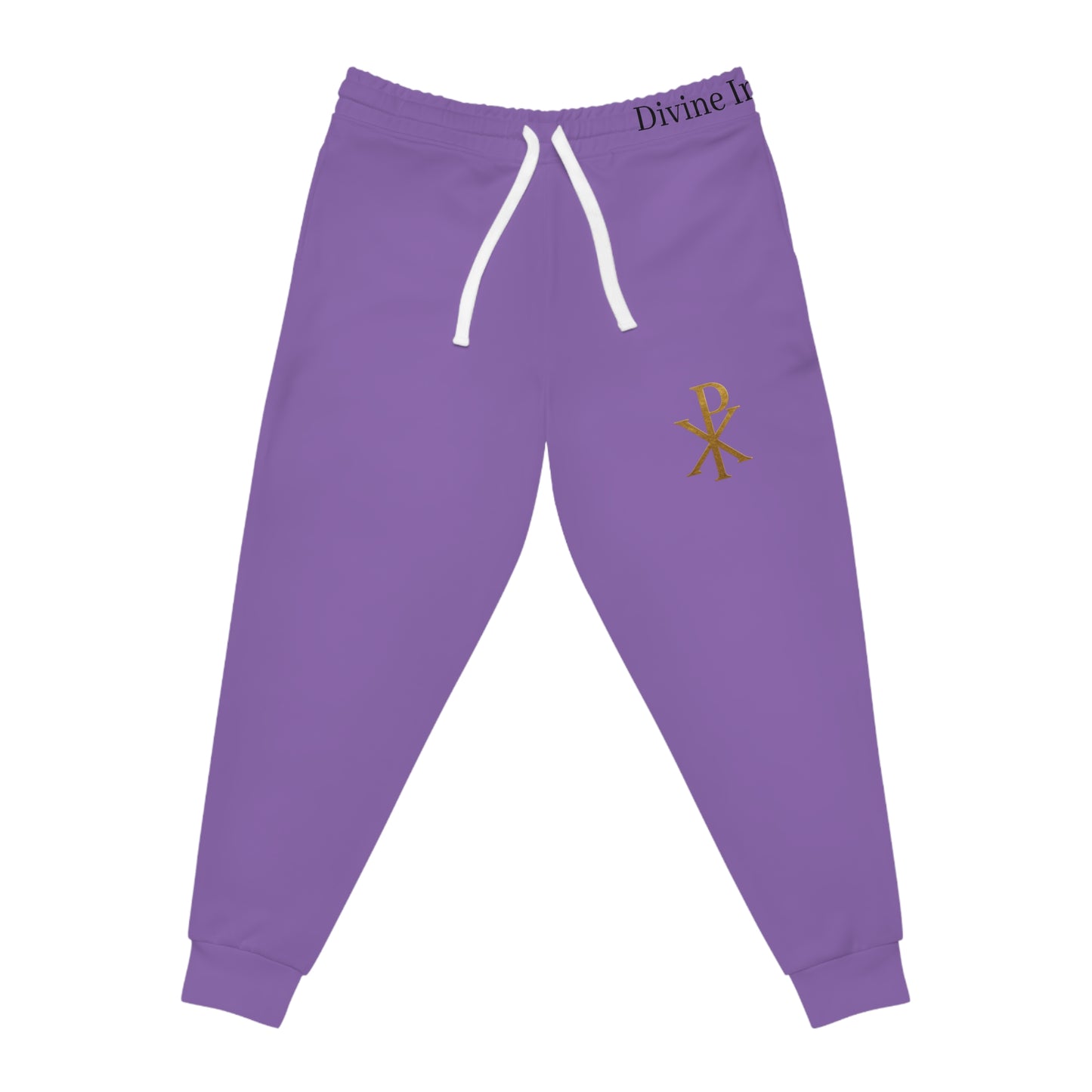 Chi Rho Women’s Christian Sweatpants in Purple – Comfort and Victory in Christ
