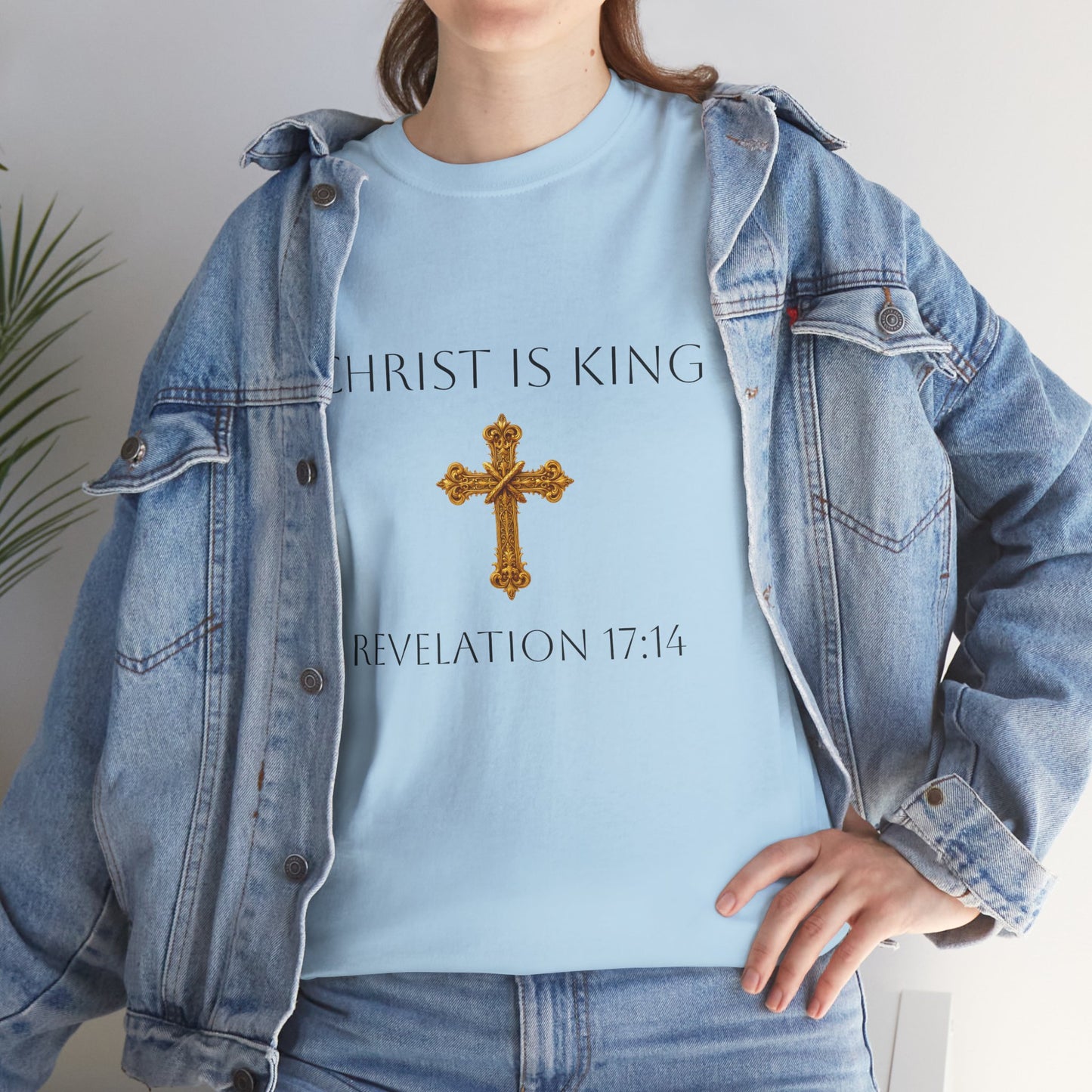 Christ is King - Women’s Christian Tee (Dark Lettering)