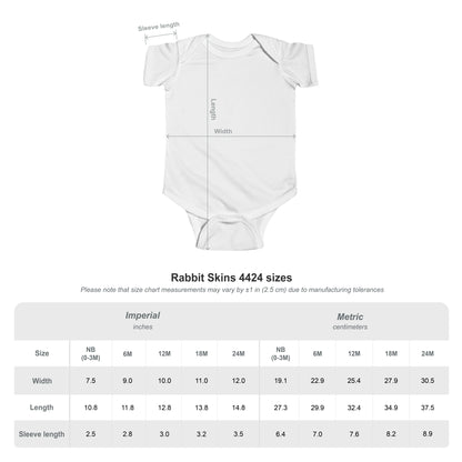 Heavenly Glow – Infant Short Sleeve Onesie with Radiant Cross