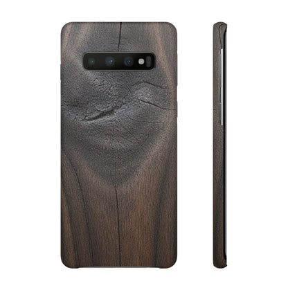 Dark Wood Grain Samsung Snap Case