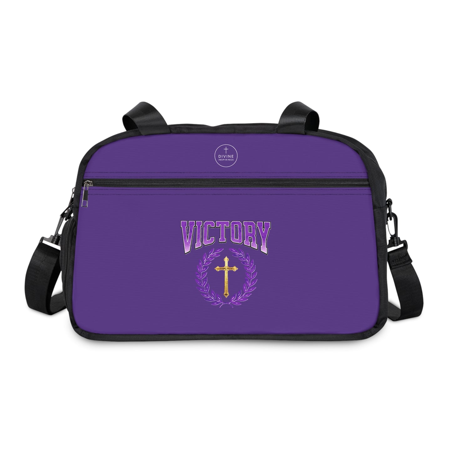 Strength & Victory in Purple – Fitness Bag